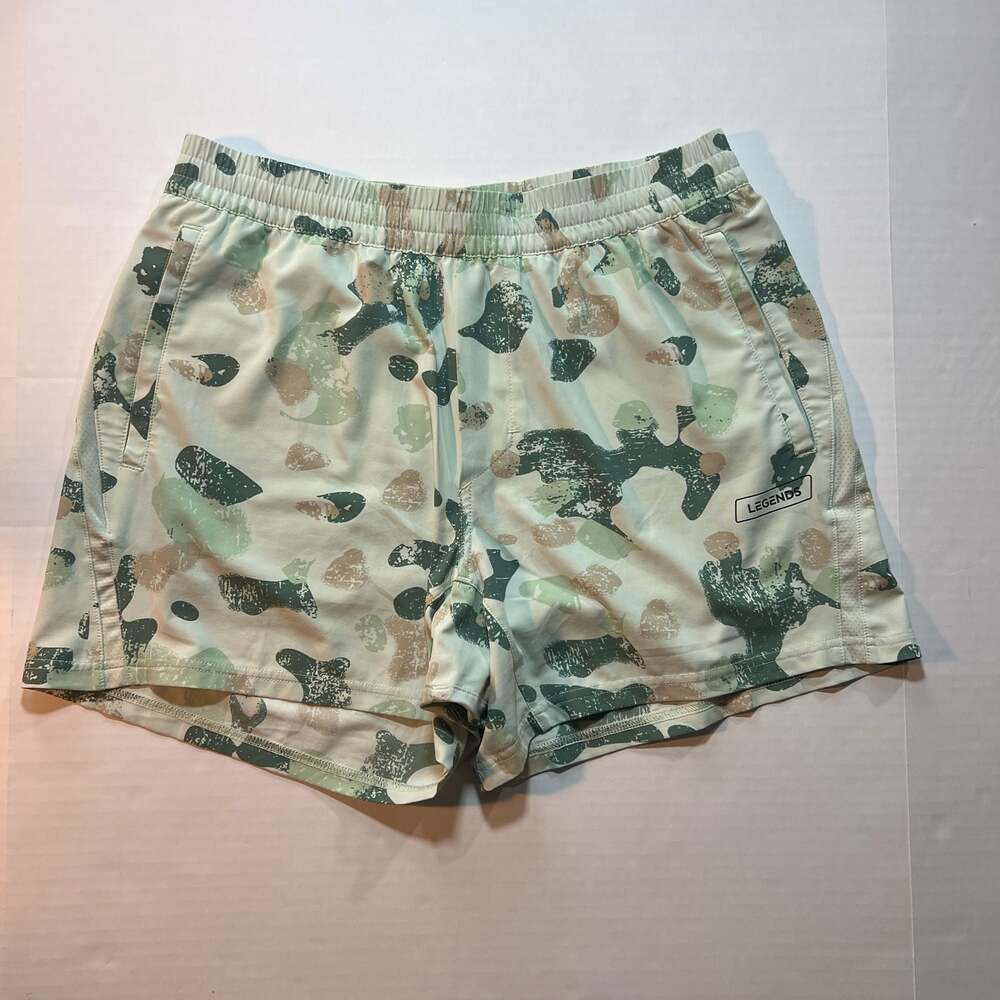 Legends Men's Bishop 7-Inch Linerless Shorts - Camo, Medium